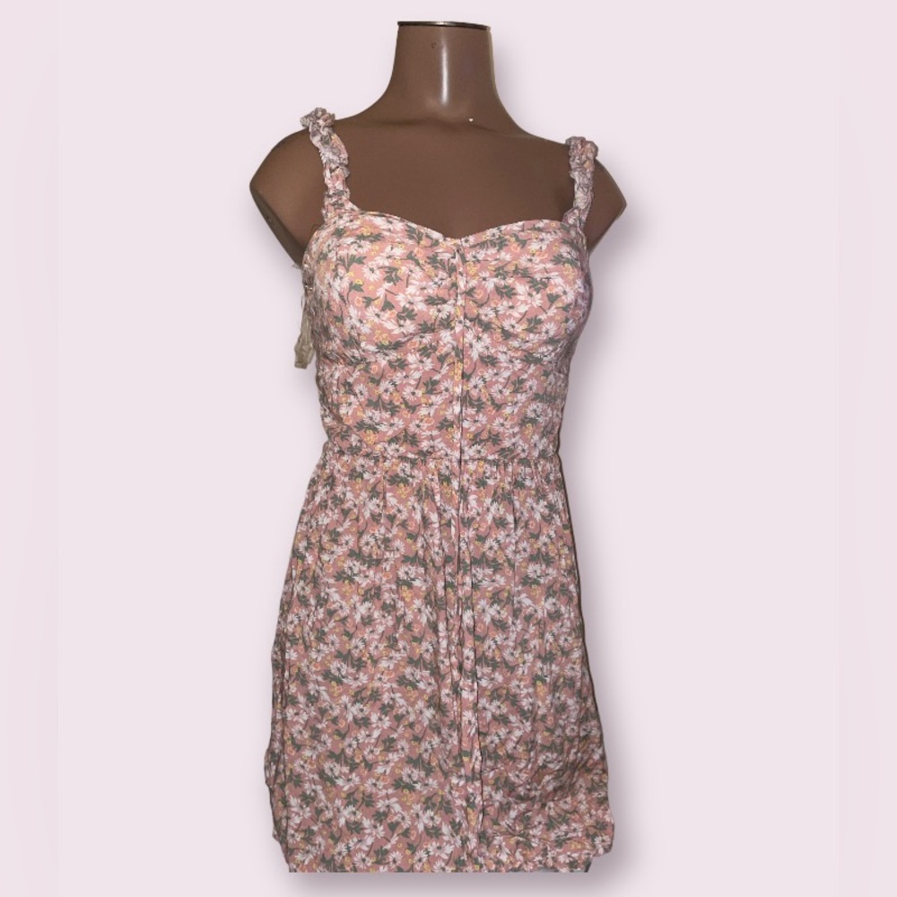 PINK FLOWERY DRESS